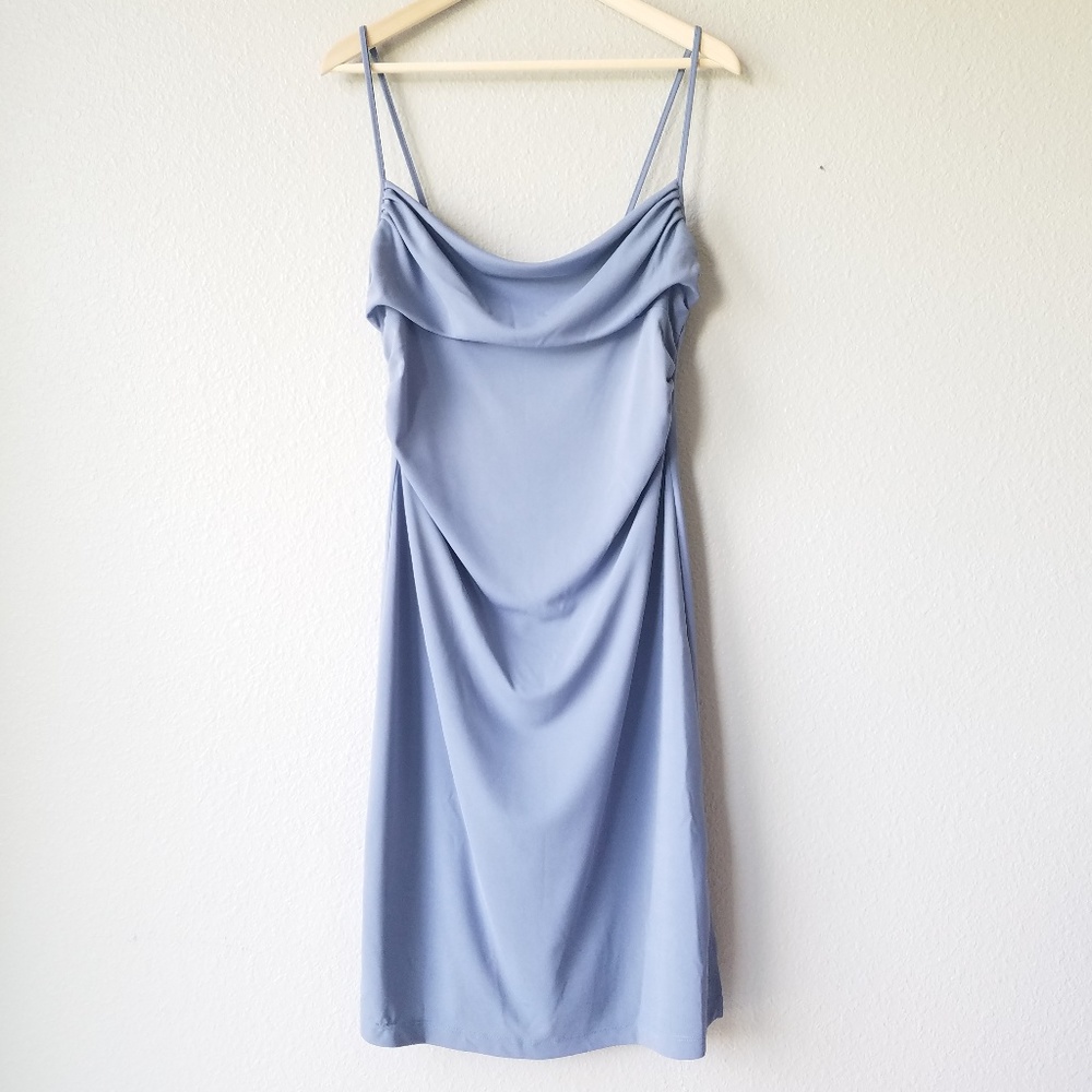 BCBGMaxazria Cowl Neck Sleeveless Dress